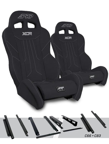 PRP Honda Talon XCR Suspension Seats Kit (Pair) - Black