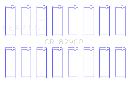 King Engine Bearings IHC/FORD 420CI 6.9L / 445CI 7.3L 16V (Size Standard) Connecting Rod Bearing Set