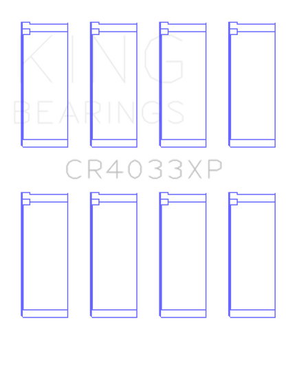 King Engine Bearings Honda F20C/F22C / 97-01 H22A4 (Size .025) Rod Bearing Set