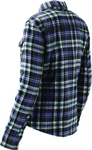 River Road Cameo Flannel Moto Shirt Womens - Small