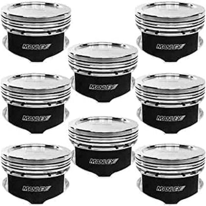 Manley Small Block Chevy 4.125in Bore - 1in CD - -20 cc Dish Platinum Series Pistons