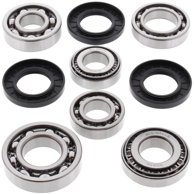 All Balls Racing 09-14 Yamaha YFM550 Grizzly Differential Bearing & Seal Kit Rear