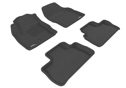 3D MAXpider 07-14 Land Rover LR2 Kagu Black Full Set