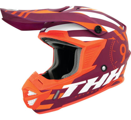 THH Helmets T730X Twister Purple/Orange - XS