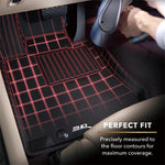 3D Maxpider 19-24 Nissan Armada Kagu Front Floor Mat- Black R1