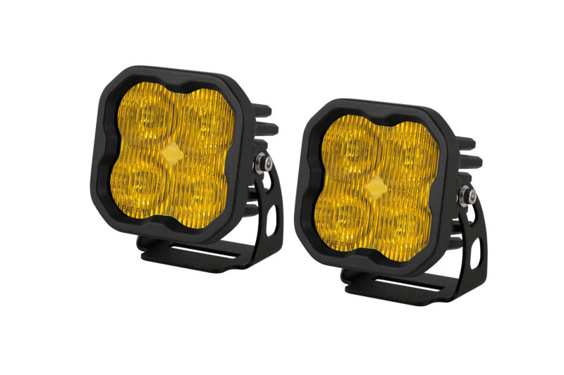 Diode Dynamics SS3 LED Pod Pro - Yellow SAE Fog Standard (Pair)