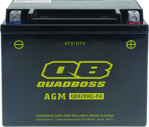 QuadBoss Maintenance-Free AGM Battery QBX20HL-FA