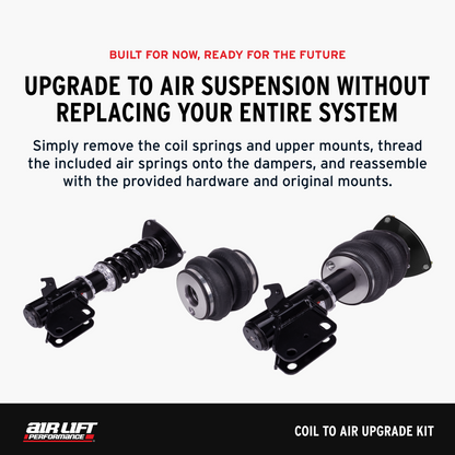 Air Lift 15-24 Ford Mustang S550/S650 Coil to Air Upgrade Kit
