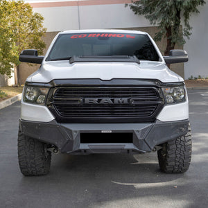 Go Rhino 19-24 Ram 1500 (Excl. Rebel/Warlock/TRX) Element FR Bumper w/Fixed Lgt Bar Mount - Tex. Blk