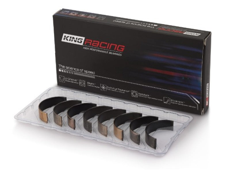 King Engine Bearings Toyota 4AGE/4AGZE 16V 1.6L 0.25 Oversized Tri-Metal Performance Rod Bearing Set