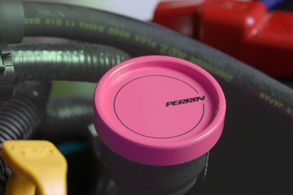 PERRIN 02-26 Subaru Impreza/WRX/STI & 13-25 Crosstrek/BRZ/FR-S/GR86/GR86 Oil Fill Cap - Hyper Pink
