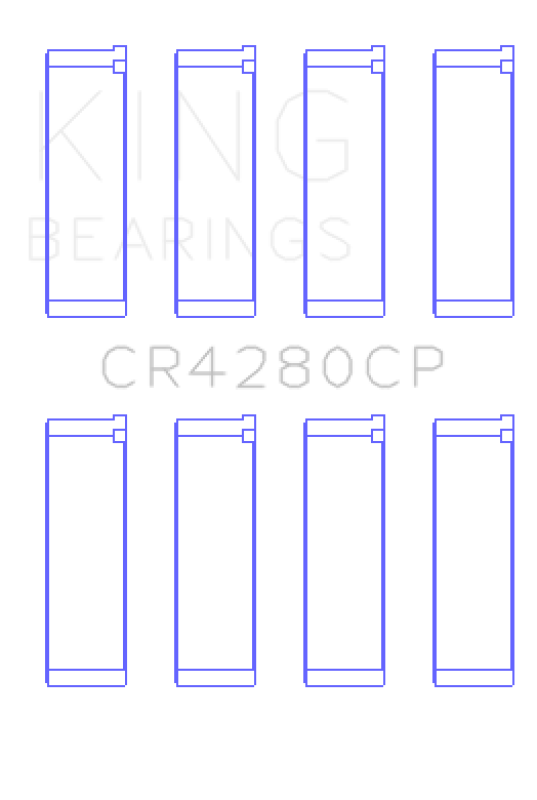 King Engine Bearings Subaru Ej20/Ej22/Ej25 (Incl. Turbo) (Size +0.25mm) Connecting Rod Bearing Set