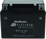 BikeMaster AGM Battery - MS12-4L-BS