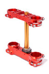 XTrig 18-19 GasGas EC/XC 200-300/ GP 250-300 ROCS Tech Triple Clamp 22.5 mm. Offset M12 - Red