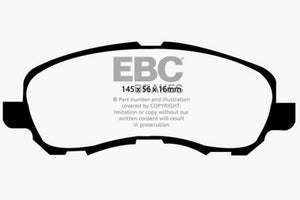 EBC 11-14 Chrysler 200 2.4L Bluestuff Front Brake Pads