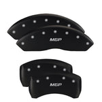 MGP 4 Caliper Covers Engraved Front & Rear Tiffany Snake Black finish silver ch