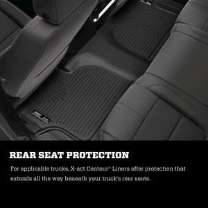 Husky Liners 18-24 Chevrolet Equinox / GMC Terrain X-Act Contour Rear Floor Liners - Black