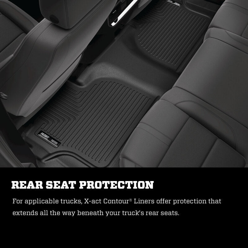 Husky Liners 18-24 Volkswagen Atlas/20-24 Atlas Cross Sport X-Act Contour Front Floor Liner - Black