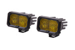 Diode Dynamics Stage Series 2 In LED Pod Sport - Yellow Fog Standard ABL (Pair)