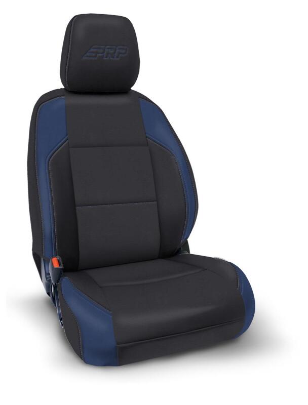 PRP 6-23 Toyota Tacoma Front Seat Covers (Pair) - Black/Olive Green