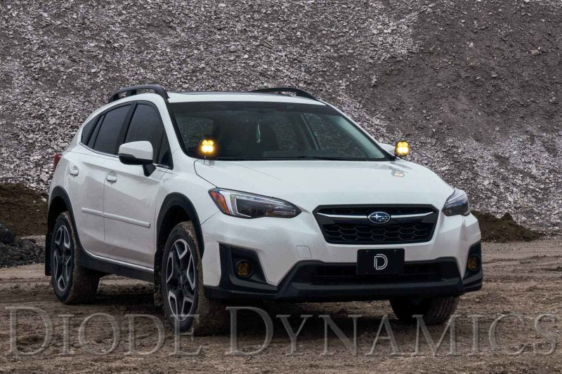 Diode Dynamics 18-21 Subaru Crosstrek Pro SS3 LED Ditch Light Kit - White Combo