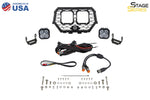 Diode Dynamics 14-18 Polaris RZR XP Stage Series LED Grille Kit Bracket Kit