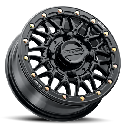 Raceline A15 Omega 15x6in / 4x137 BP / 40mm Offset / 110.18mm Bore - Gloss Black