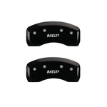 MGP 4 Caliper Covers Engraved Front & Rear MGP Black Finish Silver Char 2017 Ford Fusion