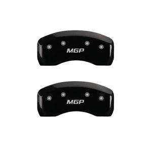 MGP 2 Caliper Covers Engraved Rear MGP Black Finish Silver Characters 2016 Ford Focus