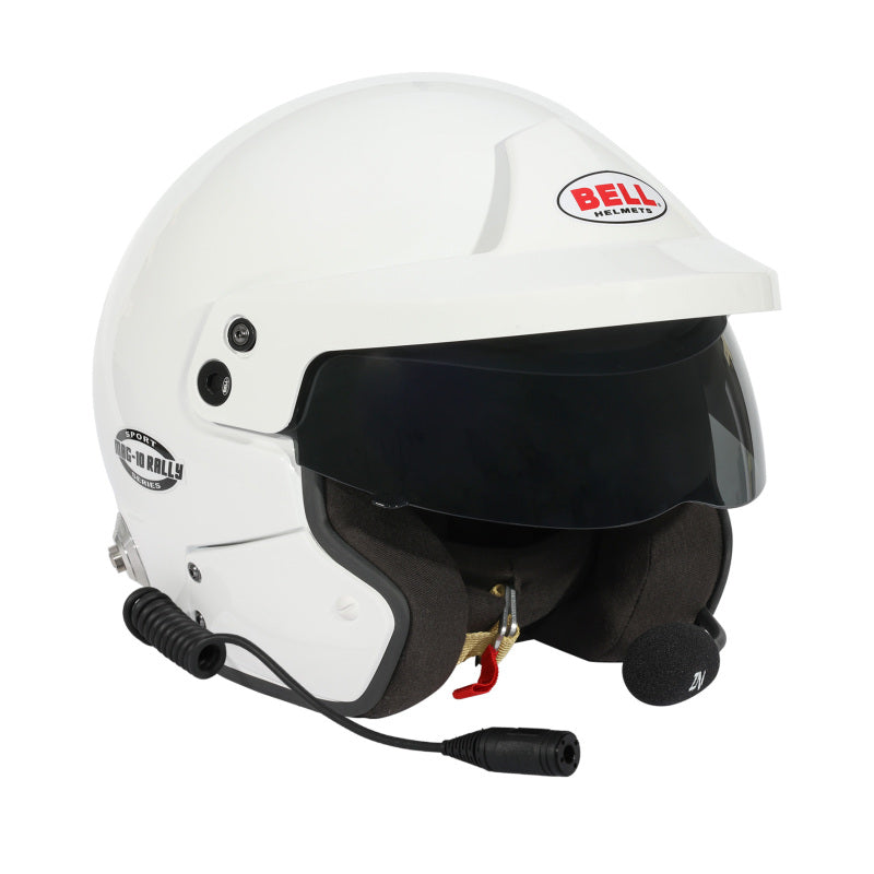Bell Helmet Mag-10 Rally Sport White (Hans) Med(58-59) Fia8859-2024