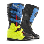 Gaerne GXJ Boot Black/Blue/Fluorescent Yellow Size - Youth 3