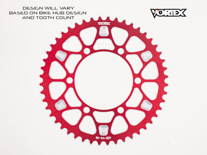 Vortex Racing V4 42 Tooth 520 Rear Sprocket - Red