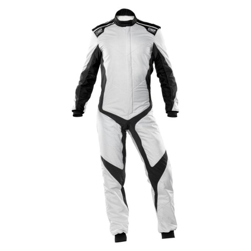 OMP One Evo X Overall Silver/Black - Size 48 (Fia 8856-2018)