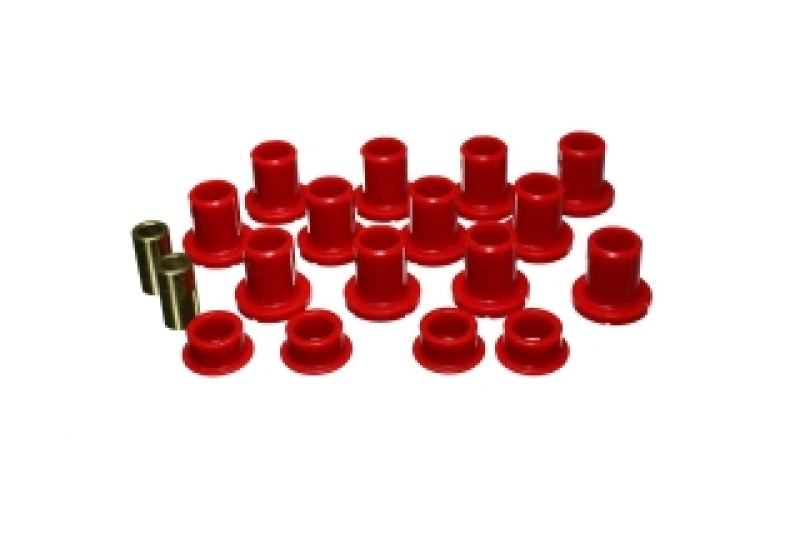 Energy Suspension Polaris RZR XP 1000 Front Control Arm Bushings - Red