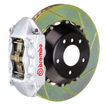 Brembo 06-08 RS4 Rear GT BBK 4 Piston Cast 380x28 2pc Rotor Slotted Type-1-Silver