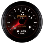 Autometer Phantom II 52mm Full Sweep Electronic 0-280 ohm Fuel Level Programmable E-F Range Gauge