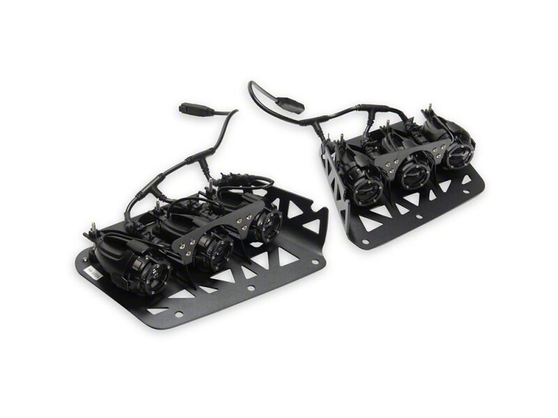 Raxiom 21-26 Bronco Tri-Glo Bumper Mounted LED Fog Light Kit