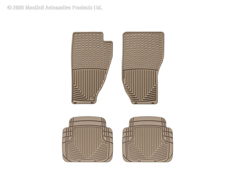 WT Rubber Mats - Front - Tan