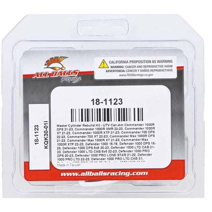 All Balls Racing 21-23 Can-Am Commander 1000R DPS Master Cylinder Rebuild Kit