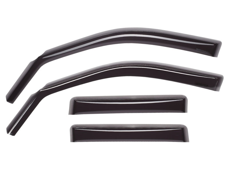 WeatherTech 14-19 Toyota Highlander Front & Rear Side Window Deflectors - Dark Tint