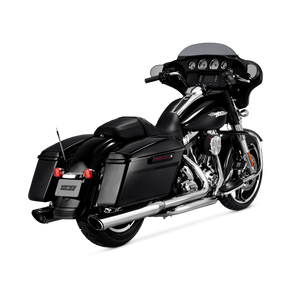 Vance & Hines HD Dresser 17-22 Twin Slash Round Chrome Slip-On Exhaust