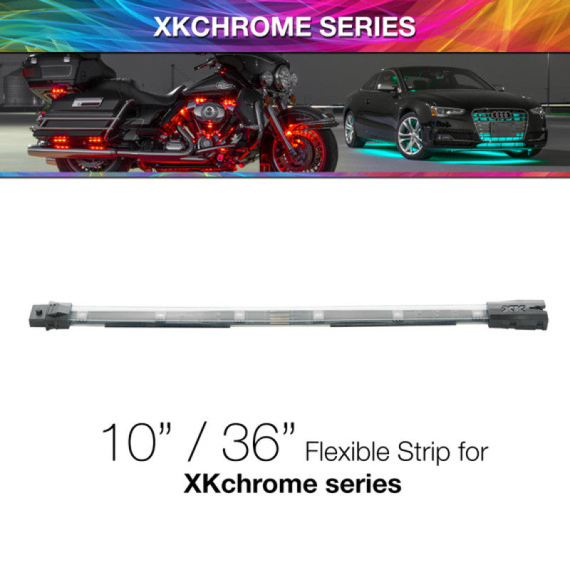 XK Glow 10in Multi Color Flexible Strip for XKchrome & 7 Color Series