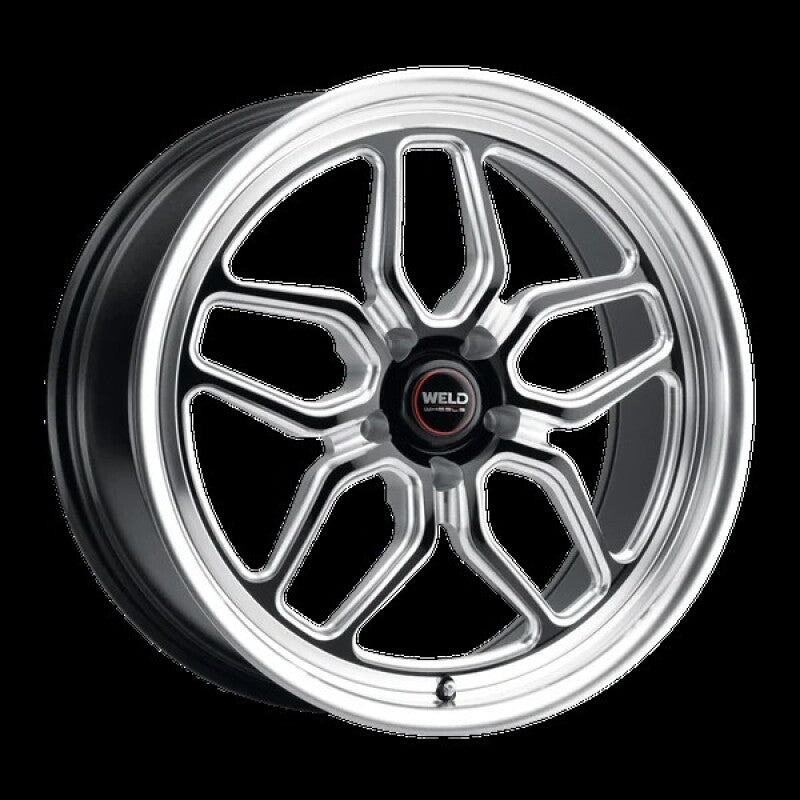Weld S107 15X7 Laguna 5X114.3 ET00 BS4.00 Gloss Black MIL Dia 78.1