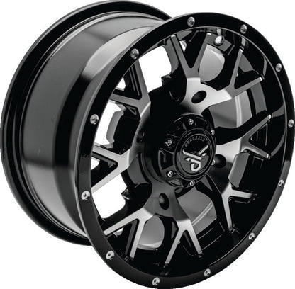 QuadBoss Barbwire 14X7 - 5+2 - 4/110 - Milled