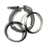 Stainless Bros 3.0in SS304 V-Band Quick Release Clamp Assembly (2 Flanges/1 Clamp)
