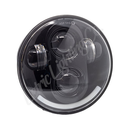 Letric Lighting 5.75in LED Black Premium Headlight
