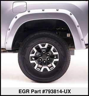 EGR 11-15 Ford Super Duty Bolt-On Look Color Match Fender Flares - Set - Ingot Silver