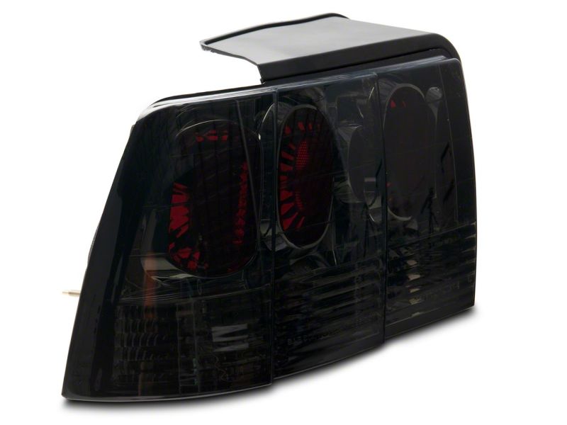 Raxiom 99-04 Ford Mustang Axial Series Altezza Style Tail Lights- Black Housing (Smoked Lens)
