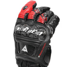 Dainese Druid 4 Leather Gloves Black/Lava-Red/White - Small