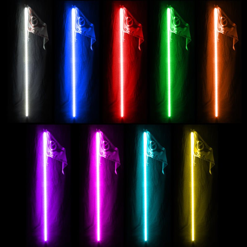 Oracle Off-Road 6ft LED Whip - ColorSHIFT